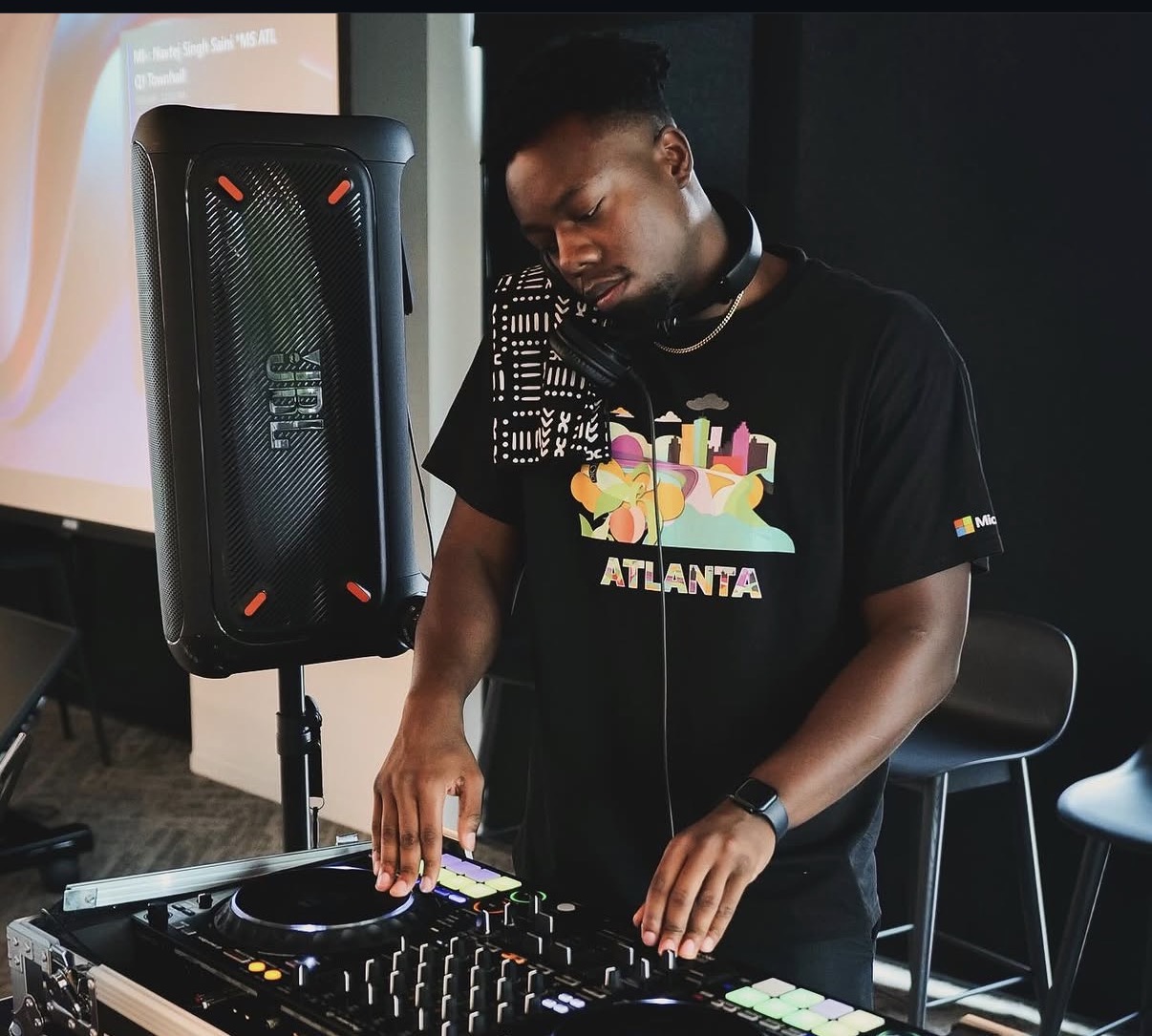 DJ Astro performing in Atlanta